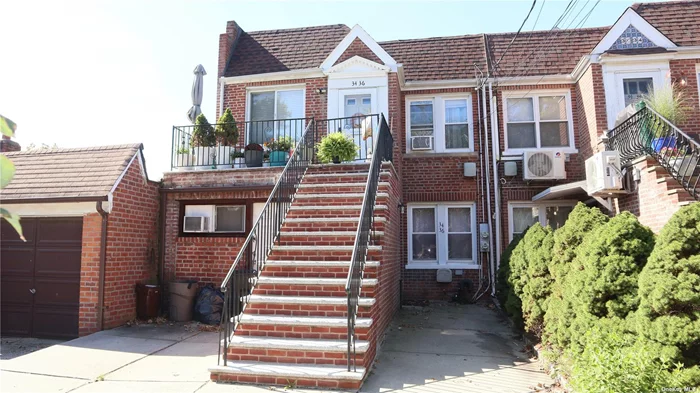 Beautiful All Brick Semi-Detached Legal 2 Family House In Excellent Condition ! 4 Bedrooms, 2 Baths With 21x51Building Size & 21x100 Property . School District #26. PS159, IS25, Bayside High School. Close To LIRR (Bayside Station). Must See It !! Great Investment Opportunity.