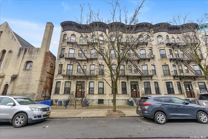 Now offering this 900+ square ft 2-bedroom, 1-bath condo Unit on a beautiful tree lined block in Bedford Stuyvesant. This Unit offers an open living-room and formal dining-room floor plan. The 2 large bedrooms can accommodate a king size bed in each room. Amenities include a large private storage located in the basement. There is also a large backyard space for social gathering events, etc. You can enjoy everything this neighborhood has to offer within walking distance from Restaurants, Cafes and Shopping to Schools. Easily accessible to Buses and Trains.