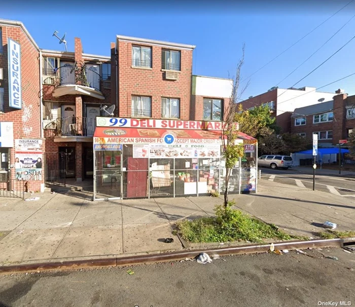 3 yrs old Deli & Supermarket business located in a prime location on Roosevelt Ave, Corona. Selling with inventory, currently has 5 yrs lease with 5 yrs option on the premises. Nice Corner store with Huge storefront, Heavy foot traffic, near schools, subway, and more.