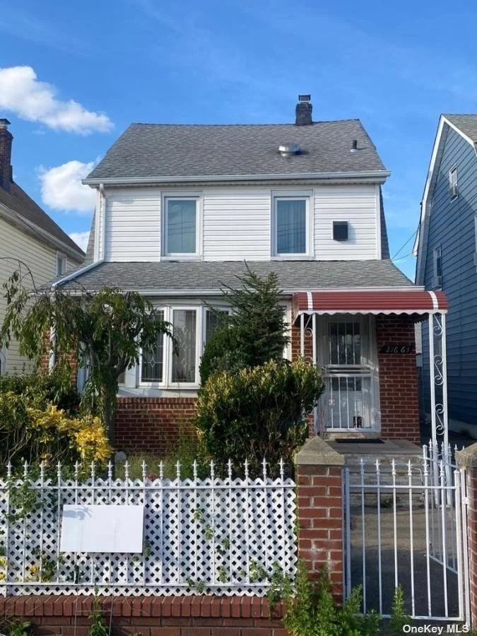 Detached 2 family - has co for 2 family. 3 bedrooms, full bath over 1 br, full baths. Finished Attic. Finished basement with 2 rooms and full bath. Private driveway, 1 car garage. Fenced property Priced for a quick sale. Near bus and shopping.