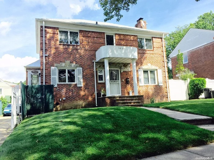 Welcome to this stunning center hall colonial house rental located in the highly sought-after Jamaica Estates Hollis area. This spacious home boasts five bedrooms and 3 1/2 bathrooms, providing ample space and privacy for the whole family. Equipped with Central Air & heating System. The beautifully finished basement adds additional living space, perfect for a home office, entertainment area, or gym.  One of the highlights of this property is the recently renovated brand new kitchen, complete with modern appliances, sleek countertops, and ample storage space. Whether you&rsquo;re an avid chef or simply enjoy cooking family meals, this kitchen is sure to impress. In addition to the impressive interior features, this rental also offers a detached two-car garage, providing convenient parking and extra storage space. The surrounding neighborhood is peaceful and charming, offering a peaceful retreat from the bustling city. Close to Cunningham Park, Shops & house of worship. Don&rsquo;t miss out on the opportunity to call this stunning center hall colonial house your home. Schedule a showing today and experience the comfortable and luxurious living that this Jamaica Estates Hollis area rental has to offer.