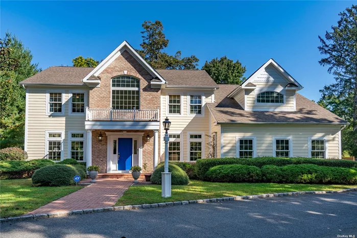 Built in 2005, this beautiful sun-drenched 4-bedroom, 3.5-bath Colonial Nestled on a private cul-de-sac off Crescent Beach Rd, this elegant home offers 4, 105 sq ft of luxury living with an impressive 2-story entry foyer, spacious eat-in kitchen with center island, pantry closet,  opening to the huge den with fireplace, vaulted ceiling and glass doors to the deck. Also on the first floor is a powder room and home office with French doors for privacy, laundry room and access to the 3-car garage. On the second floor, the Primary bedroom boasts 2 walk-in closets and a sumptuous full bath featuring a separate double-sink vanity, separate water closet, steam shower and whirlpool tub. There is a second Primary-size bedroom with en-suite bath plus 2 additional bedrooms with shared full bath. The expansive basement has 10-foot ceilings and can be easily finished. Enjoy idyllic privacy yet close proximity to the preserve, beach, Glen Cove parks and golf course, as well as to Glen Cove schools and private schools. (Look for 62C Crescent Beach Rd, then turn down private drive - house is last one on the left).