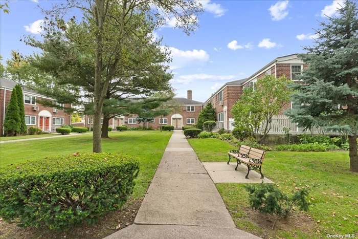 Beautiful 2nd floor unit courtyard. Renovated Kitchen and bath. Hardwood floors. New Windows. Close to transportation to Manhattan, Flushing and Elmhurst. Grand Central Parkway, Cross Island Parkway, Clearview Express and Long Island Expressway. Alley Pond Cooperative is a 35 acre manicured development garden apartment adjacent to Alley Pond Nature Preserve and hiking trails. Pet friendly.