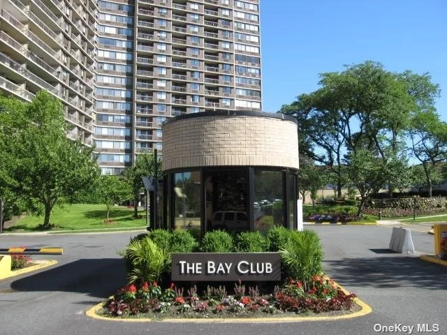 LARGEST ONE BEDROOM IN A GATED CONDOMINIUM COMMUNITY HIGH FLOOR 24HOUR SECURITY WHITE GLOVE LUXURY DOORMAN-CONCEIRGE FRESHLY PAINTED HARDWOOD FLOORS RENOVATED KITCHEN AND WALKIN SHOWER WALKIN CLOSETS STUNNING WATER VIEWS OF LITTLE NECK BAY AND LONG ISLAND SOUND 35 FT BALCONY RENT INCLUDES MEMBERSHIP TO SWIM AND FITNESS CLUB SALTWATER OLYMPIC POOL PARKING READILY AVAILABLE AT AN ADDITIONAL FEE EV CHARGERS ON SITE. LAUNDRY ROOM ON EACH FLOOR CONVENIENCE GROCERY STORE HAIR AND NAIL SALON RESTAURANT ON PREMISES ETC .
