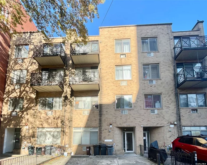 The best location in flushing near everything.Low common change spacious one bedroom with private balcony.open kitchen washer and dryer in unit.