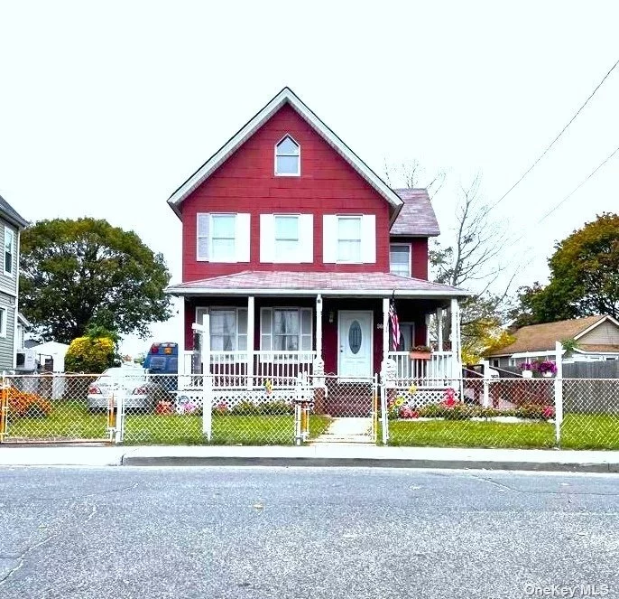 This Unique 2 Family Colonial home patiently waiting for someone with vision to unlocks its full potential. Property located in Inwood have 4 Bedrooms, 2 Full Bathroom, LR, Dr. Unifinished Basement, . Seperate Entrance to 2nd Floor. Private Driveway with Spacious Backyard. Located near shops, public transportion, LIRR. NEEDS A LITTLE TLC.