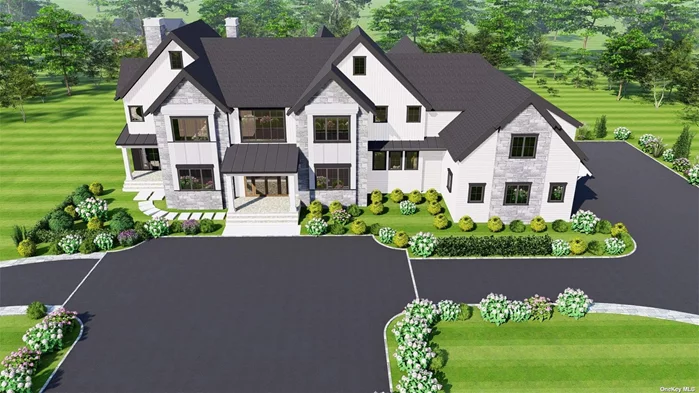BRAND NEW CONSTRUCTION - TO BE BUILT. This is an opportunity to customize your exclusive luxury residence approximately 7000 sf interior, plus a 3000 sf Basement with 12 foot ceiling and walk out.  Local prominent builder, will finish to perfection on this incredible flat 2.20-acre property. Exceptional neighborhood in the Titus/Wawapek area of Cold Spring Harbor. This property is close to the 32-acre Wawapek Preserve, serene and private. Proposed Estate, offering 5 en-suite Bedrooms, Gourmet Kitchen, Great room, Game room, fireplace, Formal Living Room, Dining Room, elevator, custom windows, radiant heat throughout, full basement with 12 foot ceilings, walk out with elevator acccess, and a 3-car Garage are some of the many amenities offered. This high-end new construction will be the epitome of luxury with a fresh on point design, incorporating unique finishes with different elements, in the Titus neighborhood of Cold Spring Harbor. Extensive landscaping and an estate rock wall will surround the property. *Please note renderings are for informational purposes* Private Eagle Dock Beach with mooring rights (fee). CSH SD2.
