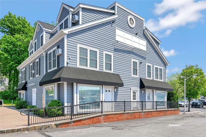 Ideal retail or office location, with water views, in the heart of the village. High visibility, with 3 sides of the building exposed in the village&rsquo;s most active and largest parking areas. Signage won&rsquo;t be missed by any, as you are surrounded by Danford&rsquo;s Hotel and Marina, the Village Center (location of most events, festivals & Ice-Skating rink) and some of the most frequented shops and restaurants. Water views with stunning sunsets from the space. Could be an amazing retail space with huge display windows maximum exposure and easy parking. Additionally, there are 2 updated half baths, storage/break room and large IT room (ideal for cloud storage and inventory.) Situated short distance to cross sound ferry, bus and train providing direct access for clients from Connecticut to NYC. Call for more details.