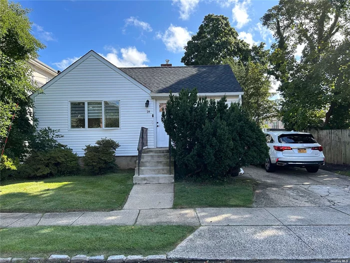 Completely Renovated, All New Inside, Full Basement, Entry Foyer, Eat In Kitchen with Marble Counter Tops, Large Living Room, Dining Area, Large Hallway, 3 Bedrooms, Full Bath. Beautiful Large Private Yard, Last House On Cul-De-Sac, Roslyn Schools. Great Location!