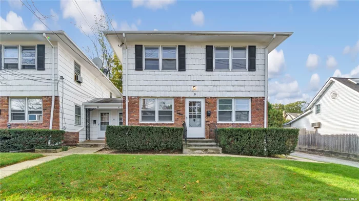 Private Entry to a Ground Level 2-Bedroom, 1-Bath Apartment with Hardwood Floors, Eat in Kitchen and Storage. Laundry Room In The Basement.. 1 Car Garage Included. This one won&rsquo;t last.