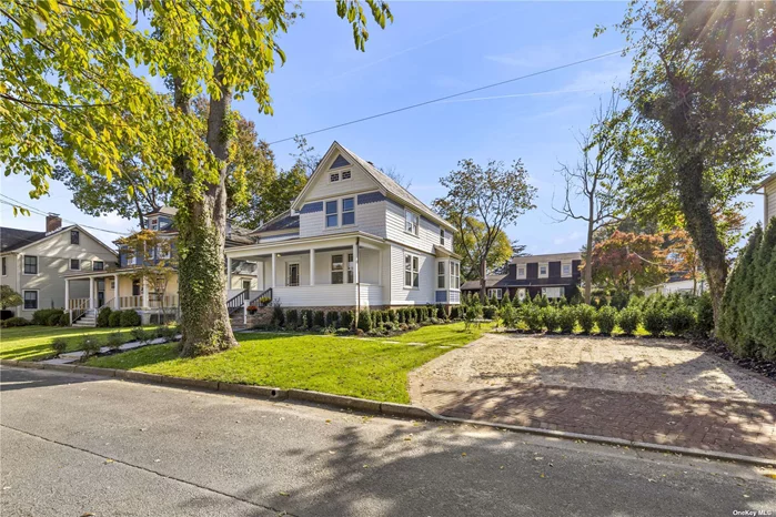 Welcome to one of Sea Cliff&rsquo;s most beautiful 1888 Classic Colonials. This home is receiving the final touches of a total restoration using the finest materials and preserving its charm and history, including the fabulous original stained glass windows throughout this home. Ideally located in the heart of the Village, this beauty boasts a chef&rsquo;s kitchen with gas cooking,  living room & dining room for entertaining and a master suite with a soaring ceiling. Adding to the comfort & warmth of this sun-drenched home, there is a delightful front porch and slate patio overlooking the private property.