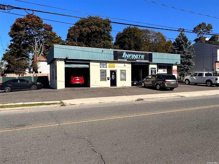 Location/ turnkey Business! Auto Repair Shop sits on a great lot of 4, 284 sq. ft. on the corner of the busy road with great visibility in West Hempstead where about 20K plus cars pass through on a daily basis. It is a turnkey business, being sold with corporation, licenses, clients, inventory and exsisting 5 yr. lease. The atmosphere is friendly and clean, 3 lifts, waiting area, reception, & 1/2 bath, health inspection, 20&rsquo; ceilings and a brand new inspection station plus a license that can be transferred to the new owner. Located next to a sports complex which adds extra exposure to drive new clients. It has been in operation for over 5 years and has a loyal customer base. The shop is known for its reliable service, and its friendly and knowledgeable staff. A great Star Rating on Google Reviews conveys the integrity of this business and very high customer satisfaction. Owner is motivated to sell and looking to pursue other personal interests. The parking lot can serve as another source of income for the business. The frontage has enough space to serve more than 10:cars. The shop offers a wide range of services, including inspections, oil changes, tune-ups, brake repairs, and engine diagnostics. It also offers a variety of preventive maintenance services, such as tire rotations and alignments and more. It is open 6 days a week and offers extended hours during the week if needed. It also offers a variety of payment options, including cash, credit cards, and more. This auto repair shop on the corner of the busy road in West Hempstead is a great place to take your car for service. It is a reliable and trustworthy business that will take care of your car and your wallet. If you are looking to buy an auto repair business this is the one.