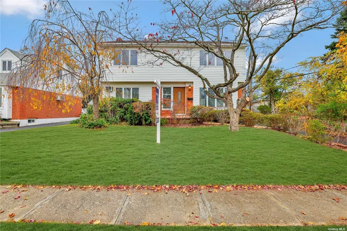 Step Into this Inviting and Spacious Colonial Located in the Highly Desirable Neighborhood of Syosset, Renowned for its Top-Rated Schools! Boasting 4 Bedrooms and 2 full Bathrooms, this Home is Move in Ready, Freshly Painted has Gleaming Hardwood Floors, and Natural Light Throughout. Upon Entering the First Floor, you&rsquo;re Welcomed by an Entry Foyer Graced with Elegant French Doors that Lead to the Formal Living Room and Dining Area. Large Eat-in Kitchen with an Outside Separate Entrance, Providing Direct Access to the Backyard.  Additionally, the First Floor Offers the Convenience of a Primary Bedroom, lots of Closet Space and a Full Bathroom. On the Second Floor, Three More Additional Generously Sized Bedrooms, Complete with Ample Closet Space and a Full Bathroom. 200AMPS, Full Unfinished Basement, New LG Washer and Dryer. Impressive curb Appeal Outside with a Newly Paved Private Driveway and a Two-car Detached Garage Ensuring Plenty of Parking Space. Conveniently Located Near All Shopping, Schools, the LIRR, and More. Taxes w/ STAR $20, 118.82  Natural Gas Located on the Street Making for an Easy Conversion.  Do Not Miss Out on this Opportunity to Make this Wonderful Home Your Very Own!