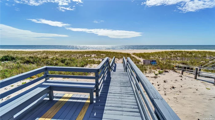 Picture yourself enjoying the summer of 2024 here! This is an Oceanfront beauty with spectacular views! Open Living with 4 bedrooms, 4 baths (2 new bathrooms) with pool facing the ocean and private walkway to the beach. Two primary bedrooms, one on the first and second floor!