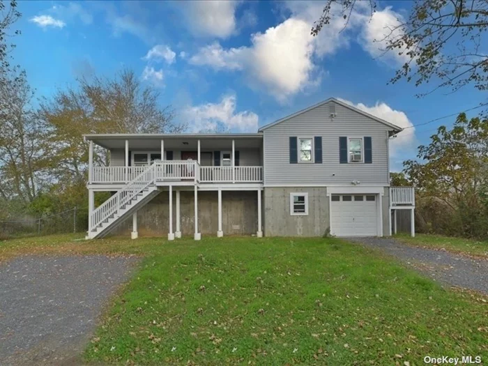 OPEN HOUSE FOR TODAY, SAT. 4/27/24, From 1-2 PM. The serenity of sitting on your front porch watching beach grasses wave in the bay breeze awaits you in the beautiful hamlet of Mastic Beach. This ranch home has already been raised, and with the installation of innovative vents, boasts a low flood insurance cost of only $500 per year! Upstairs, you will find your main living area, where you will enjoy an open-concept living room/kitchen area and three spacious bedrooms, including a main bedroom with an ensuite bathroom and walk-in closet! Here, you can genuinely enjoy one-level living, but the fully finished downstairs gives you endless options for utilizing an abundance of additional space. Office space? A home gym? It&rsquo;s up to you! The very spacious backyard also offers limited opportunities for recreation and entertainment. Mastic Beach is a close-knit beach community. Walk down the block to Sheepen Creek and drop a line in the water. Launch your kaya at scenic Violet Cove or sit and watch the swans drift by. Hike the trails at the beautiful Wertheim National Wildlife Refuge and enjoy the Holiday Spectacular light show from your front porch during your holiday time! Our homeowner must relocate out of state for business reasons and has priced this home right for a quick sale!