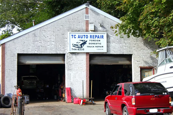 Auto Repair Shop, 1 story building with 2 garage doors. Storage with a gated lot. Oil heating-Forced Air. Shop includes Tools and 2 Electrical Lifts.