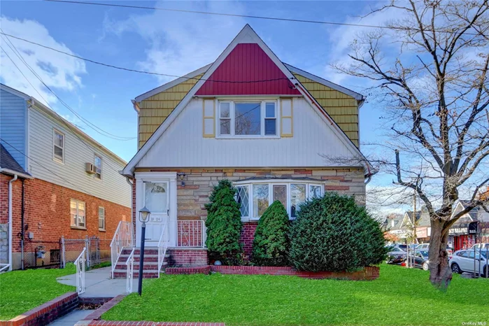 Lovely newly renovated 2-family home on a 4275 sqft corner lot in an excellent area of Bayside. building size 26x46, Featuring 6 bedrooms, 2.5 bathrooms. Basement is full, finished, with separate entrance and has family room, laundry/boiler room, half bathroom, and plenty of space and closets throughout. 1st and 2nd floor each has 3 bedrooms, living room, dining room, kitchen, full bathroom. Includes private driveway and backyard. Close to shops, restaurants, schools, A block from Q31 bus stop.12 min walk to LIRR - Bayside. Close to Raymond O&rsquo;Connor Park and Crocheron Park.