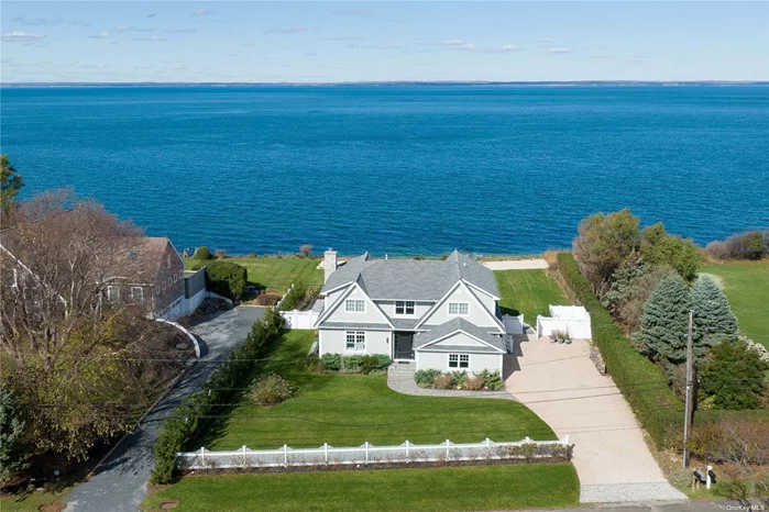 Enjoy spectacular unobstructed vistas of the Long Island Sound from this exclusive 4 bedroom, 3.5 bath beachfront home! Experience coastal living at its finest with your very own private beach, beautiful inground pool and spa - making this the perfect summer retreat for the ultimate in luxury and relaxation. Convenient to all the North Fork has to offer...world class restaurants, vineyards, boating and more!
