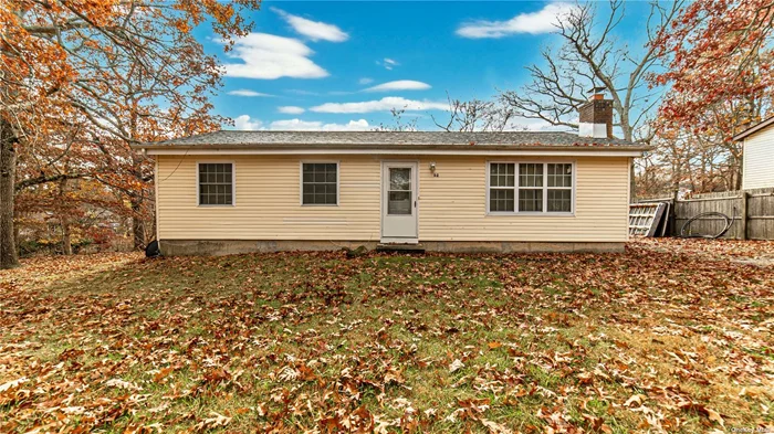 Welcome home to 52 Maple Ln, Medford, NY! Nestled on a generous 10, 000 square foot lot, this residence offers 3 bedrooms, 1 bathroom, a dining room and a cozy wood-burning fireplace for those chilly evenings. Recent updates included an updated roof and 150 amp electrical. Situated in the Longwood school district, this property promises not just a home but a community. While the home is being sold as-is, the recent upgrades ensure a solid foundation for your future. Take advantage of the added benefit of solar panels, contributing to both energy efficiency and cost savings. Seize this opportunity to call 52 Maple Ln your new home sweet home. Schedule a viewing today and embrace the comfort and convenience this move-in-ready ranch has to offer.