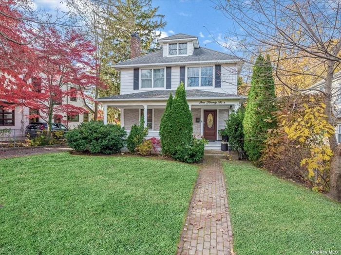 Welcome to this beautiful sunlit colonial gem that&rsquo;s been thoughtfully renovated for today&rsquo;s modern family. With its prime location on an expansive 7500 sq ft lot, this residence captures both space and sophistication in its 2, 000 sq ft interior. Upon entry, you&rsquo;re greeted by a spacious, bright, and open living area, family room, formal dining room, and a newly updated eat in kitchen, equipped with the latest appliances. The sliding doors from the kitchen and dining room allow for an extended area for you to host your family and friends. Second floor features four bedrooms, full bath, and access to the walkup finished attic. The finished basement offers a family game room, a quiet workspace, a fitness area, and laundry room. The house was recently updated with new Pella brand windows throughout, ductless A/C and heat, new exterior siding, and more! Steps away from the community pool, the tennis courts, parks and the ice-skating rink, recreational activities abound year-round. Zoned for Baker Hill Elementary, Great Neck North Middle, and Great Neck North High School. This house won&rsquo;t last !