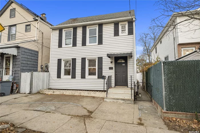 5.875% financing for qualified buyers from Annie Mac Mortgage. Park yourselves right onto Saint Johns Avenue! Welcome to this ENORMOUS, Turn-Key, Multi-Generational Colonial which was just gutted and renovated from A-Z - better than new construction! So many upgrades including partial new roof; some windows, NEW Plumbing; New Heating System, NEW Electric,  New lighting throughout, Modern and Sleek Eat in kitchen w/ Stainless Steel appliances, Gorgeous Modern Bathrooms on every floor. Single Zone Control Baseboard Heating allows for energy efficiency. Fresh landscaping immediately enhances this property&rsquo;s curb appeal. LVL 1: Large Living Room, 1/2 Bath, Kitchen, Office/Dining Room, Primary Bedroom with sliding door access to back yard. LVL 2: Full bath, 2nd BedRoom, 3rd BedRoom, LVL 3: Massive Finished Attic Perfect for Storage. There is a large outdoor space perfect for gatherings and a Large Shed This special home is located near so many conveniences - stores, supermarkets, schools, public transportation & houses of worship. Your commute to BK, NYC or NJ will be a breeze! This home is missing nothing but you