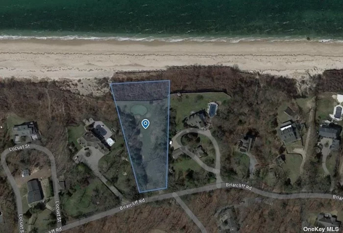 Beach front Property on the Long island sound East of Locust Street. Vacant Residential Parcel = 1.65 Acres. Land Sq. Ft: 71, 874,