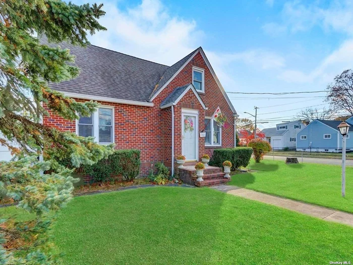 Charming New England Style Brick Cape Cod Featuring 4 Bedrooms, 2 Baths Located On a Park-Like Setting. Close To RR, Outlets, & Shopping. A Warm & Inviting Place To Call Home.