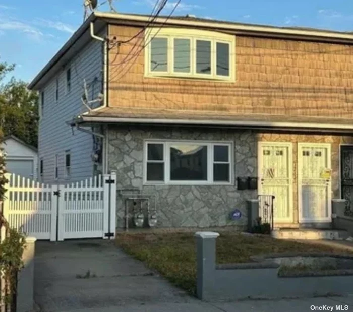 Beautiful Two Family Fully Renovated New Kitchen, New Appliances, and Duel Heating System, Located In A Quiet Neighborhood In Springfield Garden Queens NY. Private Driveway Close To Mall Close To Highway.