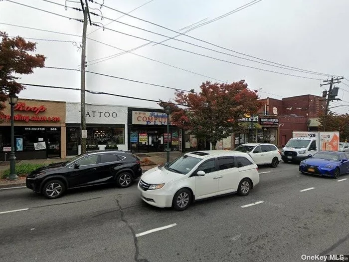 Location Location location! In the heart of Franklin Square. 9 stores located on a busy high traffic area. Bus stop on corner and building is well mantained. All info deemed accurate but must be verified by the buyer or buyers agents. No offer considered until contract is fully executed and no commission paid until titile passes