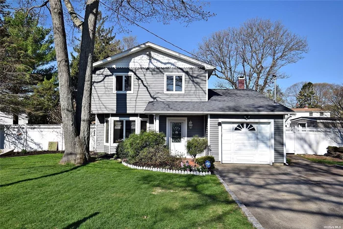 Step into your dream home with this charming 3-bedroom, 1.5-bath Colonial that invites you with warmth and comfort! The eat-in kitchen boasts elegant white cabinets, stainless steel appliances, and ceramic tile flooring. The interior features: luxury vinyl & hardwood floors, complemented by central air conditioning for year-round comfort. Enjoy the abundance of natural light streaming through Andersen windows and sliders, creating a bright and airy atmosphere. Outside, there is newer vinyl siding, the beautifully landscaped and fully fenced yard offers a cobblestone-lined driveway, in-ground sprinklers, and not one, but two sheds-one equipped with electricity. Conveniently situated near shopping, restaurants, public transportation, and major highways, this home is a perfect blend of convenience and style. With so many desirable features, this property is a must-see and won&rsquo;t last long on the market!