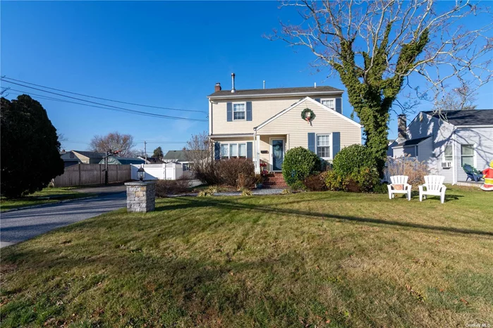 Charming Updated Colonial. Features include Wood Stove in Living Room, Primary Bedroom on first Floor, Country Kitchen, Formal Dining Room, Huge Family Room with Wood Fireplace, 2 Full Baths & Full Basement. Tranquil Backyard (Custom Masonry & Stones Outdoor Shower & Detached Garage with Shelving. Attached Screened in Porch off Garage. Won&rsquo;t last!!!