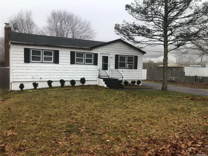 Welcome to this large 3 bedroom and 2 bath ranch located in Centereach. New roof. Full finished basement with private entrance. Well maintained and ready to move in.
