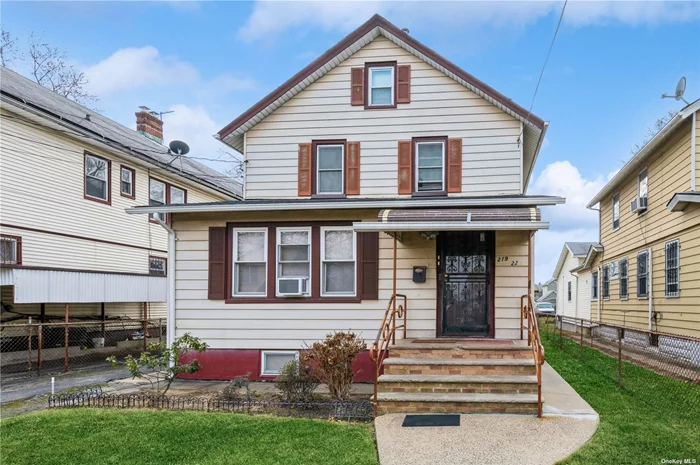 Investors Opportunity Awaits! Legal 2 Family Located in Heart of Springfield. Area Saturated With Stores & Public Transportation Near By. Separate Electric & Gas Meters. Offering Lots Of Storage & Parking in Drive As Well As Available Street Parking.