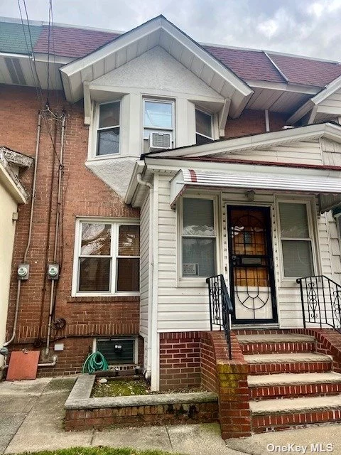 Move in Ready one family colonial brick home. Quiet one way block, community driveway leads to 2 spaces behind the house. 3 Bedrooms, renovated bathroom, huge kitchen with FDR and living room. 3 season room in rear of house. Semi finished full basement with OSE.