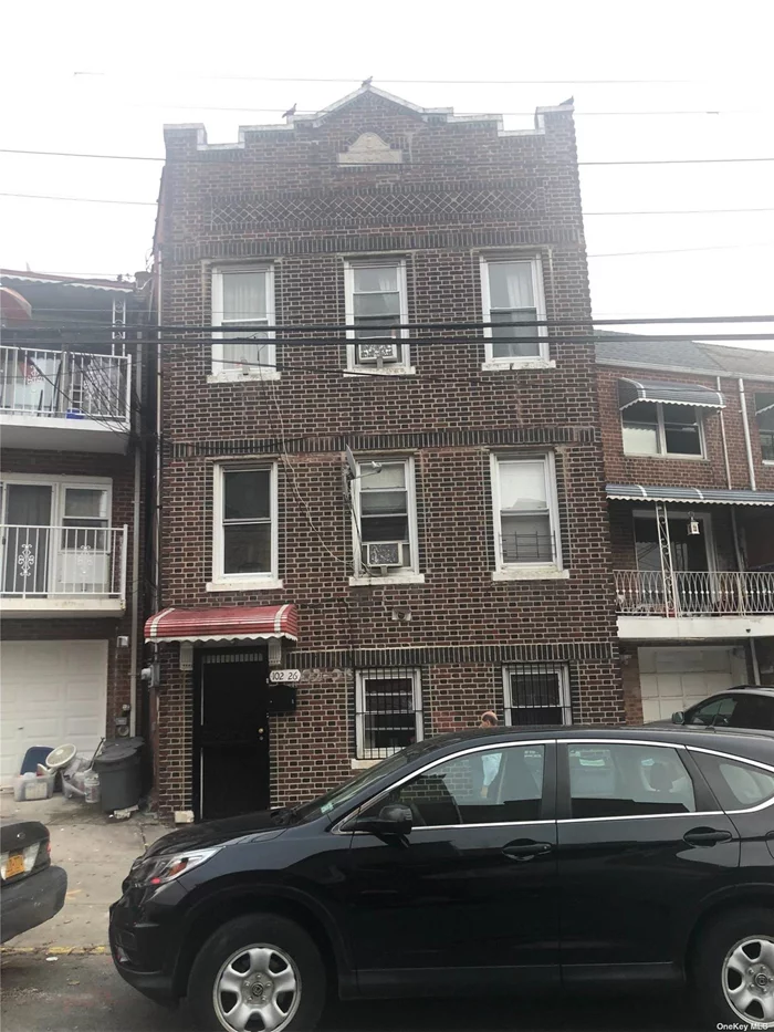 Excellent Investment - Legal 3 Family Brick Detached Property - 3 Level Property (3rd FL - 3BRS,  2nd FL - 2BRS, 1st FL - 2 BRS) New Roof and New Brick with New Pointing on Rear Side of Building Less than a year ago) Large Back Yard with possible Extension of the building in the future.