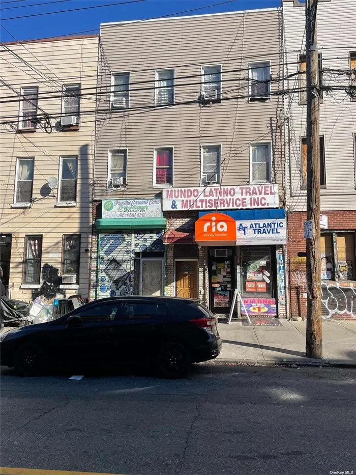 Introducing 191 Wyckoff Ave. in the heart of Bushwick. A Mixed-use building comprising of 4 residential units and 2 commercial storefronts. No tenants have leases. Each of the four residential apartments have 2 bedrooms. Building dimensions are 25&rsquo; x 58&rsquo;, Lot is 25&rsquo; x 100.&rsquo; Prime location. Will be delivered partially occupied. Located next to Wyckoff Hospital and L train, cafes, restaurants, shops & houses of worship. Investors preform your own due diligence.  Buyer must verify all information. Property is an Estate and is being sold As Is, Where Is, seller makes no statements and warranties or representation, regrading the premises. All information is from sources deemed reliable. No representation is made and we do not guarantee the accuracy of any information provided. All information must be independently verified.