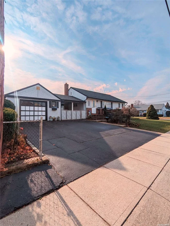 Welcome to 149 Maple Ave Bethpage! First time ever on the market, since it was built in 1951. This very well maintained ranch features a Living Room/Dining Room Combo, Kitchen, 3 Bedrooms and 1 Bath on the first floor. The basement is 3/4 finished including a .5 bath, with stairs up to a rear entrance. Outside off the rear door is a lovely covered patio area, great for entertaining, connected to a large detached garage, which is great for storage. The roof is approximately 3 years old, most windows are Anderson Windows, and siding is in great shape. All CO&rsquo;s are in place, for finished basement, garage, and covered porch. Backwater Valve is recently installed on main sewer line. Home needs a little TLC and your finishing touches!