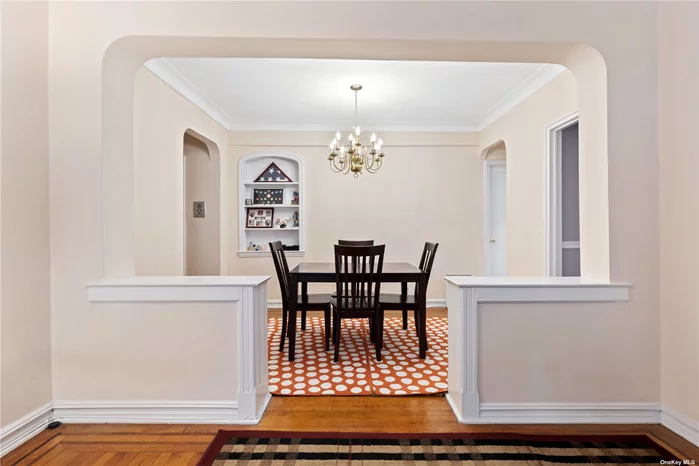 Welcome to Forest Hills South- The Marlborough. Elegant prewar coop Large Junior 4, totally renovated and ready to move in. Gym in basement. Doorman. Parking with w/l. 1 block to express subway, busses and stores.