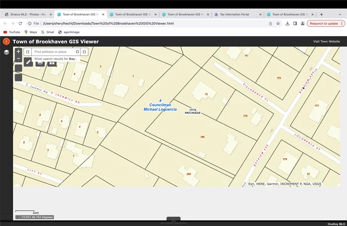 Undeveloped land in neighborhood, newly surveyed Flag Lot, shy Half acre.