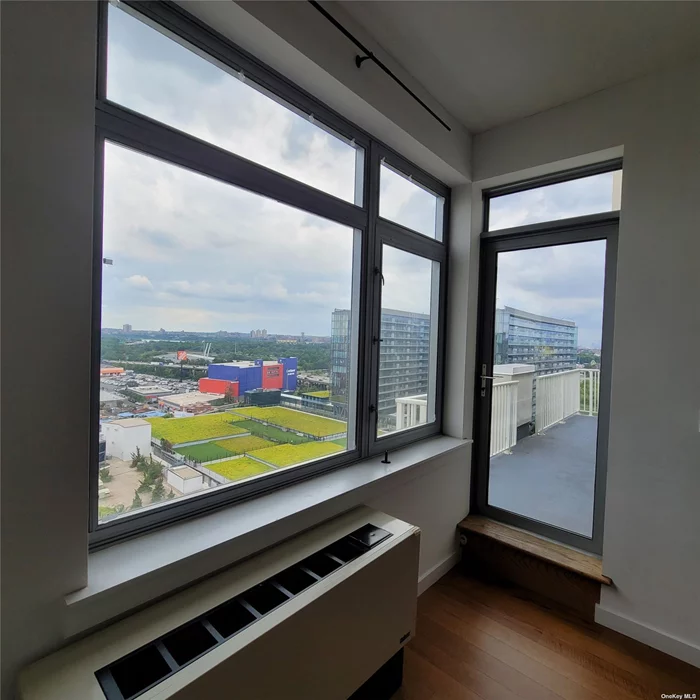 Prime Location In Downtown Flushing. Face South, Nice View, Top Floor. Total 2 Bedrooms With 2 Full Bathrooms, Big Balcony. 24 Hour Doorman. Indoor Valet Parking, Private Rooftop Garden, Outdoor Tennis And Basketball Court, Fitness Center/Spa, Pool.