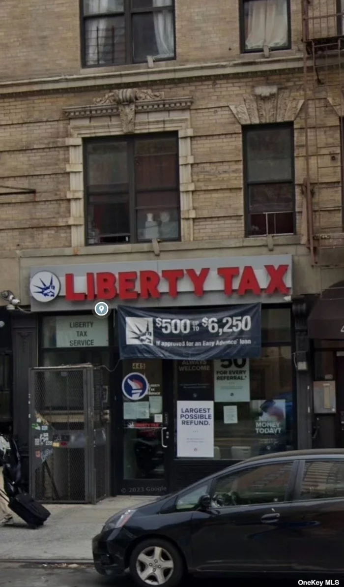 Profitable Accounting Business For Sale In Liberty Tax Franchise. Storefront Located On 125 Street In The Heart of Harlem. Prime Location With Tons of Foot Traffic. All Inventory & Software Systems Included In Sale. Low Operating Costs. Client List With Over 2, 000 Clients. Great Business Opportunity. 2 Year Lease With 5-10 Year Extension. Rent is $4, 800 / month includes water & RE. Franchise Fees are Applicable.