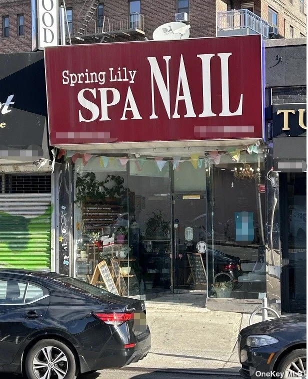 Nail business (1FL & Bsmt) for sale in busy area of Forest Hills. Interior sqft: 1000 sq. ft. Lease: 4 years. Store rent: $4880/month. Income: $32, 000/month in summer, $25, 000/month in winter. Staff: 4 (full-time), 2 (part-time) (no transportation required). Newly renovated: 6 hand tables, 6 foot pool, 1 plucking room, with exhaust system. There are many residential areas nearby, close to the E and F subways, and the Q64 bus.