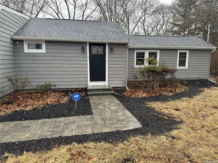 Ranch style home with vinyl flooring. This home has three bedrooms and 1.5 baths. Kitchen has quartz counter tops, white cabinets and appliances are included. Property features a detached two car garage & located close to schools & shops.