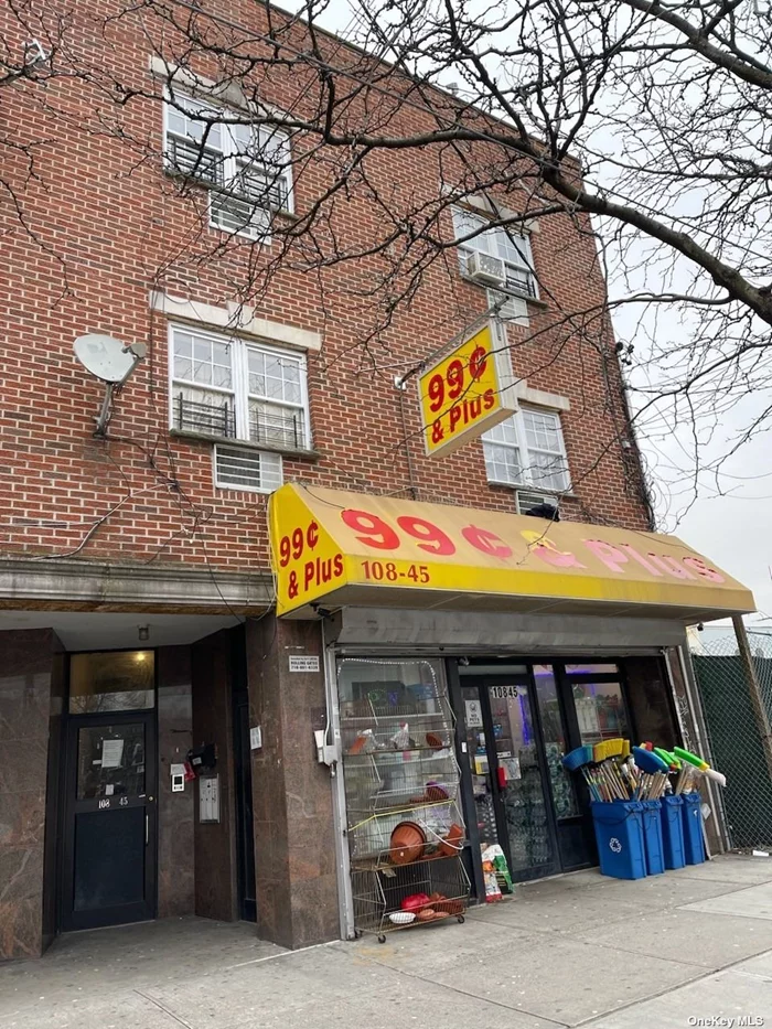 3 stories buildin : first floor and basement is a 99c store-currently paying $5542.61. lease ends in 3 years 2nd floor has 1 apartment- 3 bed 2 ba currently paying $4030. No lease in place 3rd fllor has an apartment 3 bed 2 ba currently paying $3300. lease ends in 2 years.