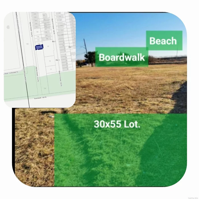 Vacant lot for sale. R4-1, lot size 30 X 55 lot. Boardwalk and Beach at the end of the block.