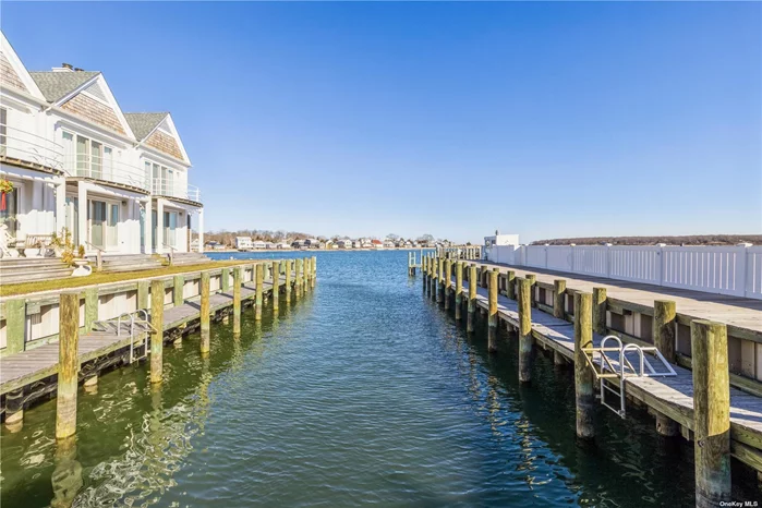 Permit #22-161. Enjoy summer from this newly renovated waterfront condo with the option to bring a boat and enjoy your own deeded slip with access to Peconic Bay! If you aren&rsquo;t into boating, you can still enjoy the serene water views of the bay and Shelter Island from this gorgeous, ground-floor unit with 2 bedrooms and 2 baths, a living room with a wood-burning fireplace, and a stunning eat-in kitchen! Other amenities include a heated swimming pool, private beach, private tennis courts, back patio with grill, deeded parking spot & guest partking and only 2 blocks away from all the amazing restaurants and shops in Greenport Village! Utilities included. This is a can&rsquo;t miss opportunity to enjoy all Greenport and the North Fork has to offer!
