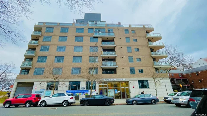 This spacious 2-bedroom, 2-bathroom apartment , large living room and access to private balcony. low common charge, offers a perfect blend of comfort and convenience. Close to a diverse selection of shops and restaurants. Close to the Flushing 7 train and Flushing LIRR station. Close to the Q58 bus. This condo provides easy access to essentials and recreational spaces. The apartment boasts modern amenities, creating a welcoming and functional living environment for its residents. Act quick, priced to sell!