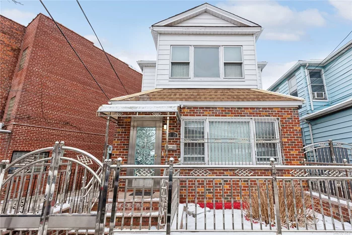 Great opportunity to own a Large Two Family property in the heart of Jackson Heights, Queens. This house boasts of six full Bedrooms, four full Bathrooms, two full Kitchens, and fully finished Basement with separate entrance. Property is fully Fenced and has a detached two-car Garage in rear. New Boiler installed Jan/2020 and New Oil Tank installed June/2020. Near all transportation, shops and restaurants. Freshly painted and ready to move in, both apartments are vacant !
