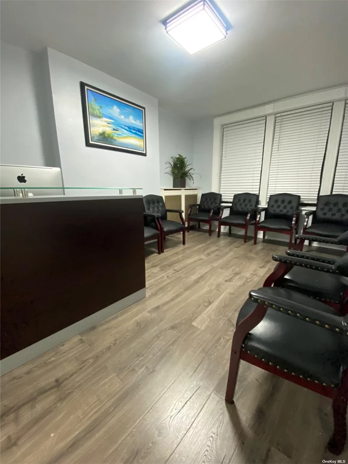 Excellent opportunity for Doctor to rent newly renovated office in top Queens neighborhood. Walking distance to bus on busy Steinway street. Entire second floor, newly renovated with three modern exam, rooms Large reception area full kitchen and full bathroom