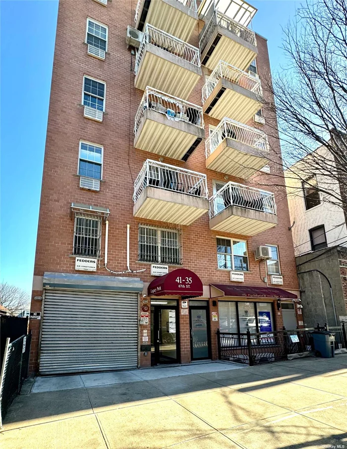 1st Floor + Basement Commercial condo unit in Woodside. Currently used as a medical office with a finished basement that consists of a reception area (7x13) with 6 individual offices, Large Conference Room (18.4x18.9), Kitchen (5.5x12.8), and Lobby (15.4x12.5). 1st Flr has 1 Large Office, Full Bathroom, and Storage. All together the unit is approximately 2, 280 Sq Ft. Common charges is at $1, 675. Has New Central Air system.